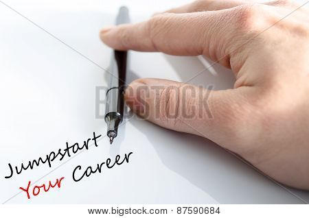 Jumpstart Your Career Concept