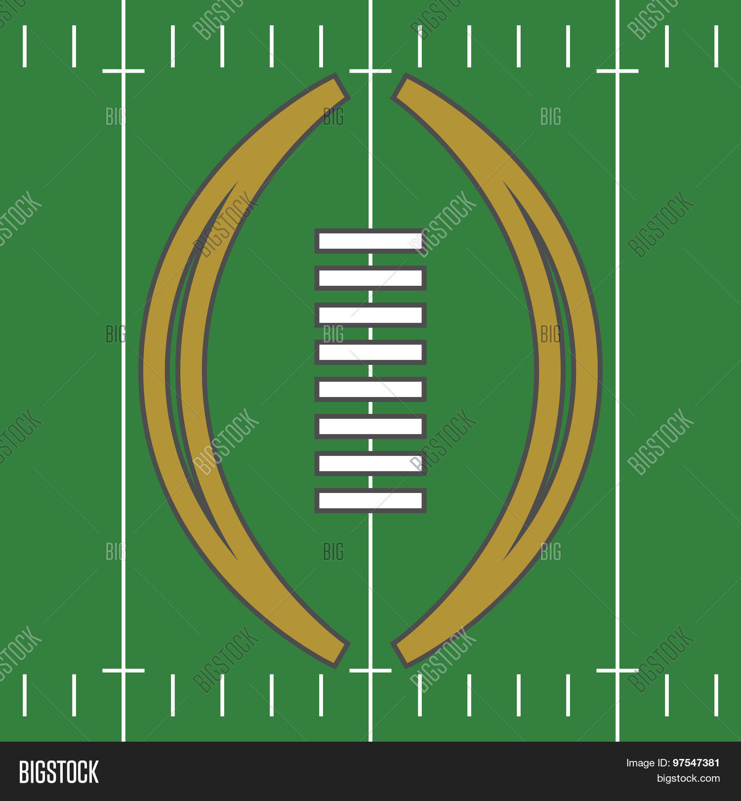 Yellow White Football Vector & Photo (Free Trial) Bigstock