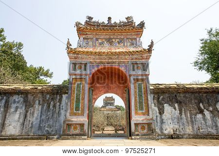 The Pavilion of Imperial Tomb of Tu Duc