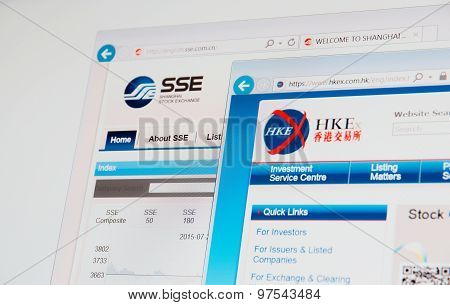 Shanghai and Hong Kong Stock Exchange