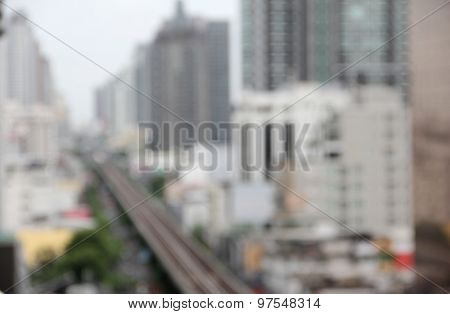 Blury Modern Building