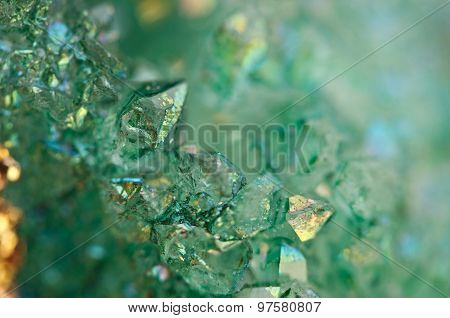 Crystals Agate Sio2 Silicon Dioxide. Macro
