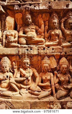 Terrace Of The Leper King, Angkor Wat, Cambodia