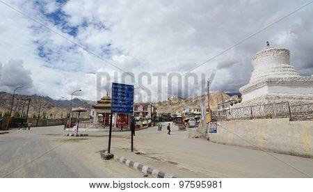 Entrance Of Leh City In Ladakh