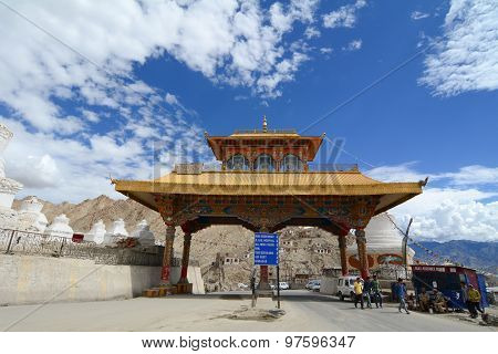 Entrance Of Leh City In Ladakh