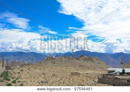 Mountain Range In Leh