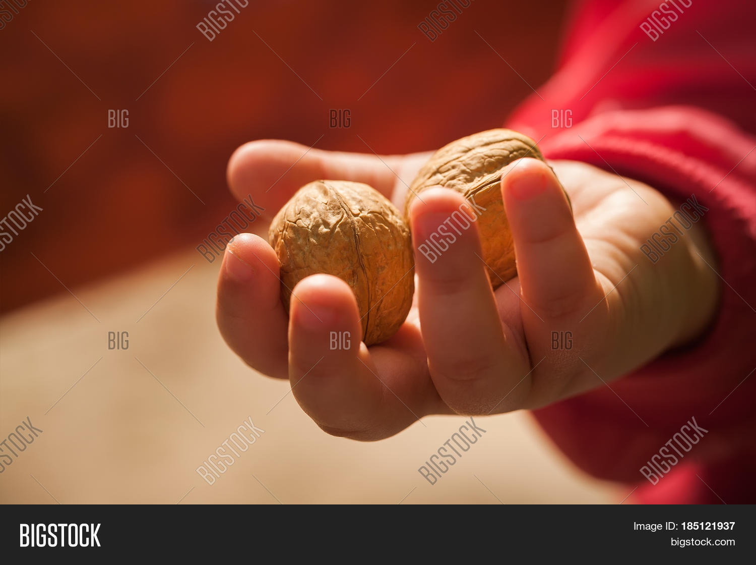 Baby Holding Nuts. Image & Photo (Free Trial) Bigstock