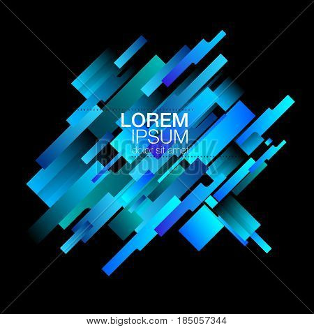 Abstract A4 layout. Annual Report cover design. Creative ad flyer font. Modern vector front page.