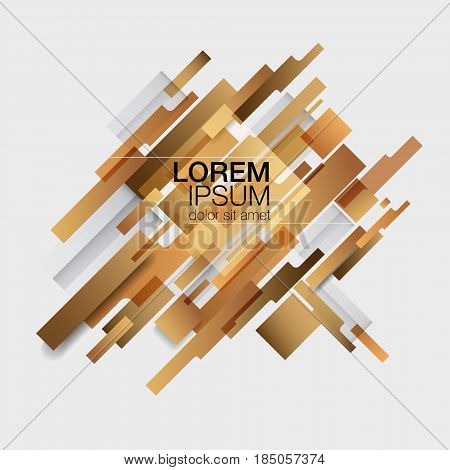 Abstract A4 layout. Annual Report cover design. Creative ad flyer font. Modern vector front page.