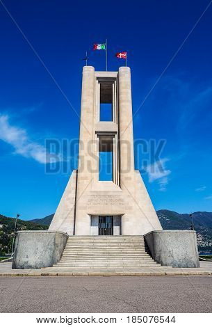 Monumento Ai Caduti War Memorial In Como (hdr)