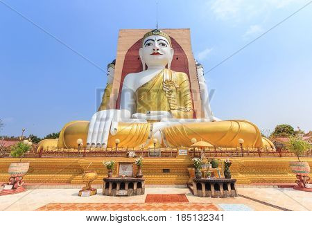 Bago Myanmar Four Faces of Buddha at Kyaikpun Buddha