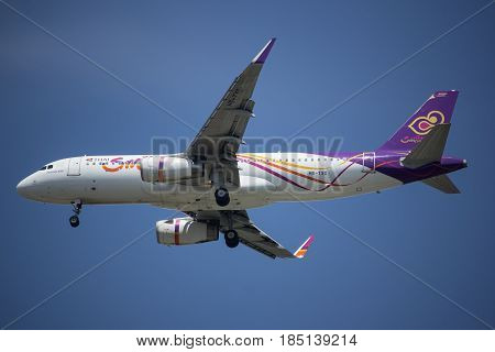 Hs-txg Airbus A320-200 Of Thai Smile Airway.