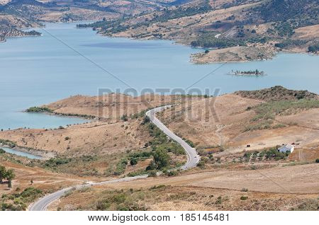 Zahara - Gastor Reservoir, Sierra de Grazalema Natural Park, Cadiz, Andalusia, Spain