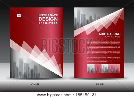 Business Brochure flyer templater Red cover design annual report Book Magazine ads company Profile layout in A4 size poster catalog leaflet newsletter Advertisement presentation infographics booklet