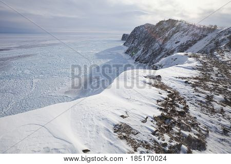 View Of Lake Baikal From Hoboy. Olkhon Island