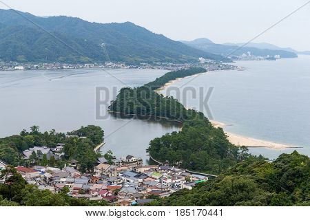Amanohashidate in Kyoto city of Japan