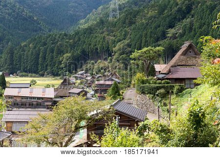 Rural landscape of Historical village Miyama in Kyoto