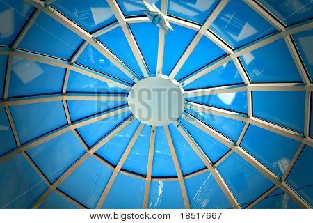 krystalklar runde loft