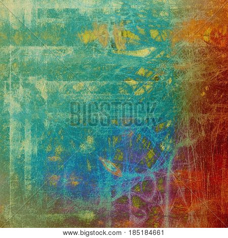 Abstract vintage colored background. With different color patterns: yellow (beige); green; blue; red (orange); purple (violet); cyan
