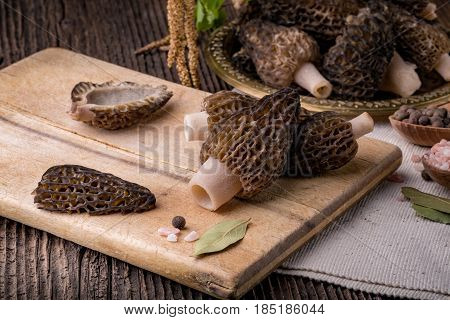 Fresh Morchella Conica, Seasonal Mushrooms
