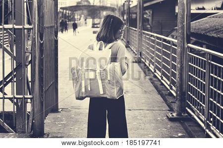 Woman Travel Trip Wanderlust Summer Vacation Holiday