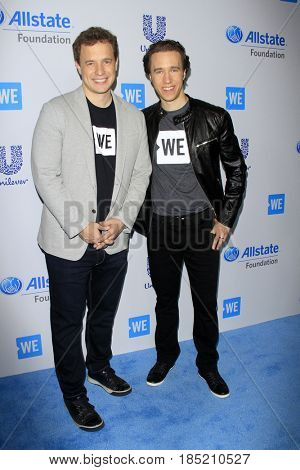 LOS ANGELES - APR 27:  Marc Kielburger, Craig Kielburger at the We Day California 2017 at The Forum on April 27, 2017 in Inglewood, CA