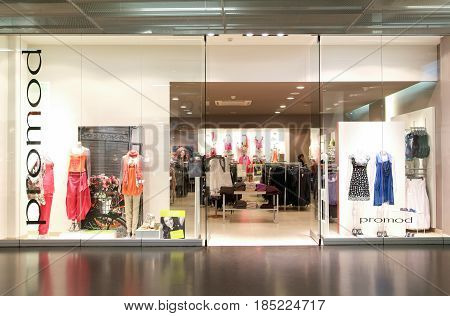 Interior Of Promod Fashion Clothes Store
