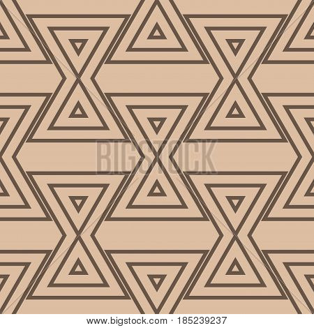 Geometric shape background. Triangle seamless pattern. Vector illustration