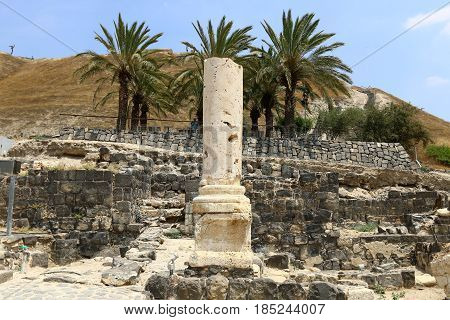 The ancient city of Beit She'an is located in the north of Israel in the Jordan Valley