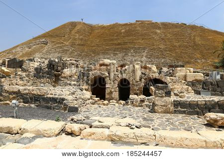 The ancient city of Beit She'an is located in the north of Israel in the Jordan Valley