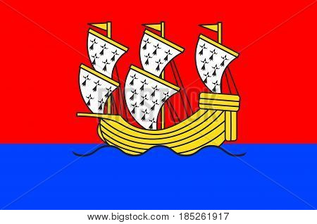 Flag of Morlaix is a commune in the Finistere department of Brittany in northwestern France.