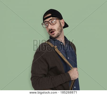 Caucasian Casual Man Snapback
