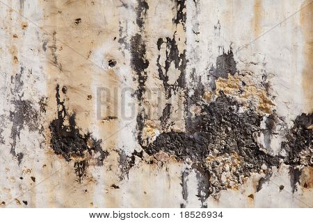 背景，旧灰泥壁，埃尔莫罗，波多黎各圣胡安
