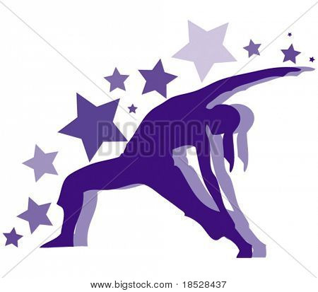 Illustrazione vettoriale yoga