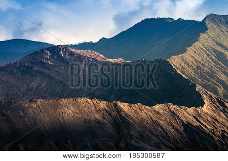Creater of Bromo vocalno East Java Indonesia