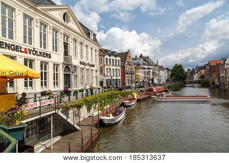 Boat Tours In Ghent Canal