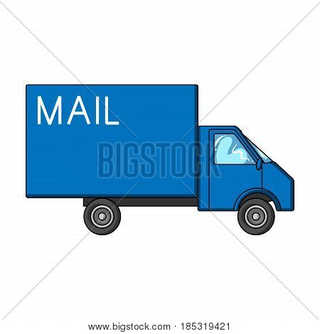 Mail machine.Mail and postman single icon in cartoon style vector symbol stock illustration .