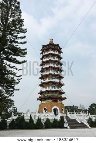Ci En Pagoda Tower In Nantou, Taiwan
