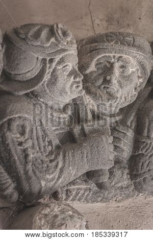 Relief to Villa Cimbrone in Ravello on the Amalfi Coast to understand a concept of tourism and culture