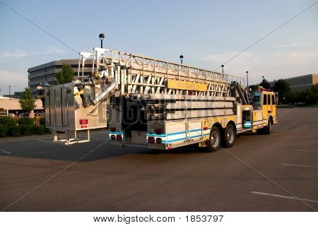 Ladder Truck Back