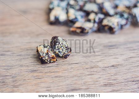 Traditional Vietnamese Sweets With Sesame And Peanuts