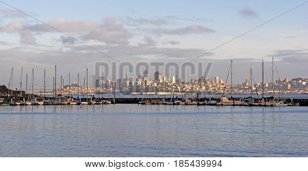 Horseshoe Bay San Franciso Skyline Downtown Fisherman's Wharf