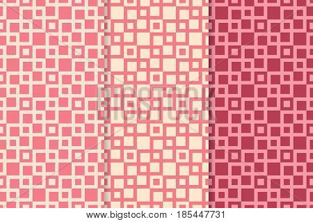 Geometric seamless pattern. Colored background. Vector illustration