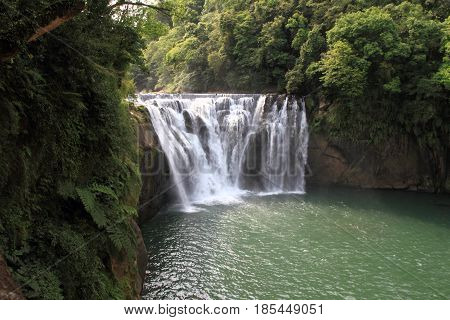 Shifen Waterfall In Shifen, Taipei, Taiwan