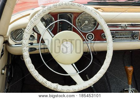 Berlin - May 11: Cab Mercedes-benz W113, 26Th Oldtimer-tage Berlin-brandenburg, May 11, 2013 Berlin,