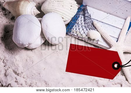 Summer season sale discount and promotion concept decoration