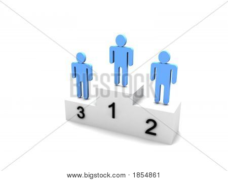 Logo Three People On Podium