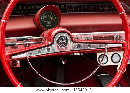 Berlin - May 11: Cab Car Chevrolet Impala Ss Convertible, 26. Oldtimer-tage Berlin-brandenburg, May