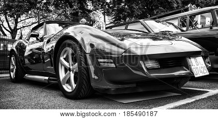 Berlin - May 11: Sport Car Chevrolet Corvette C3 Stingray Coupe (black And White), 26Th Oldtimer-tag