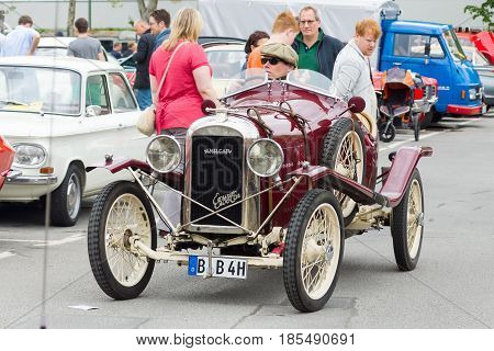 Berlin - May 11: French Retro Car Amilcar (ecurie Sidecar), 26Th Oldtimer-tage Berlin-brandenburg, M